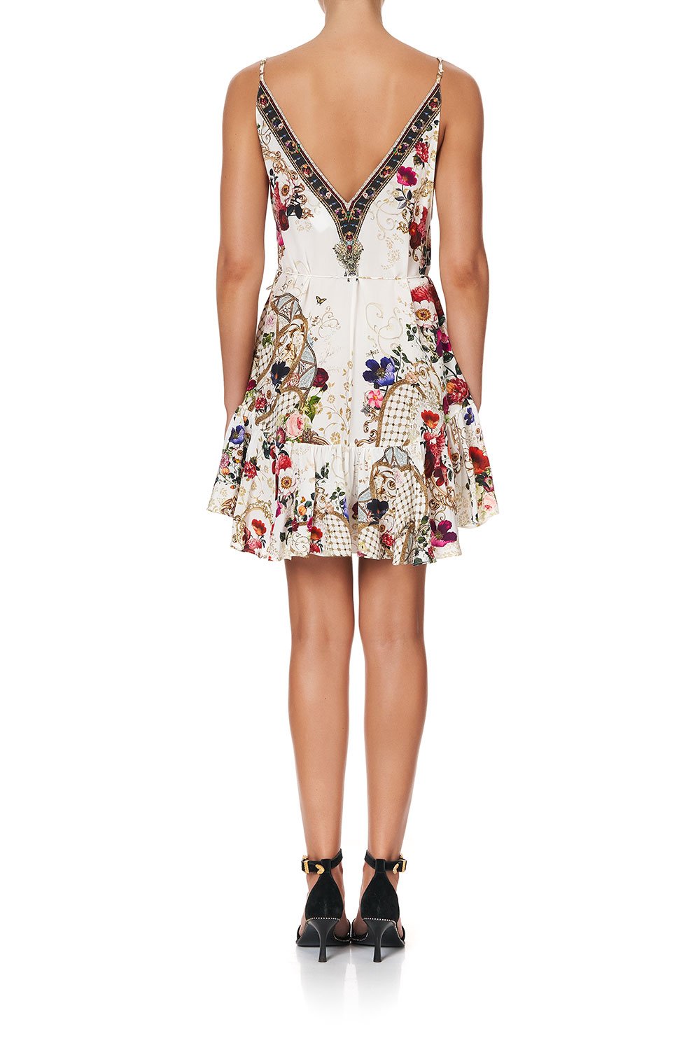 MINI DRESS WITH RUFFLE HEM FAIRY GODMOTHER