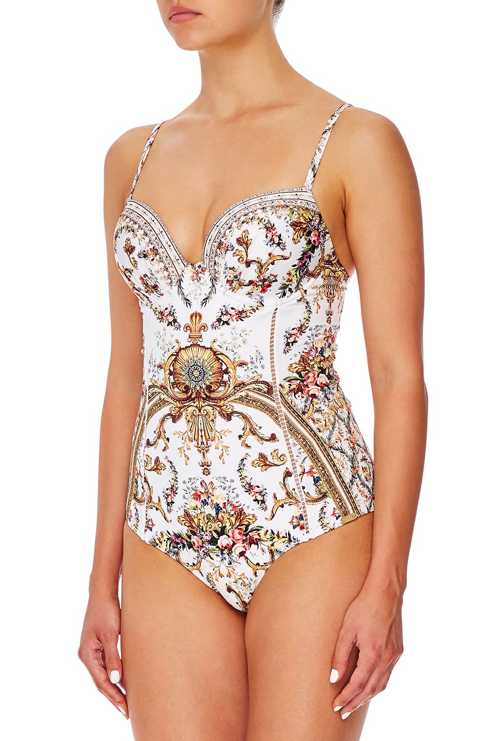 CAMILLA MOULDED ONE PIECE WITH TRIM OLYMPE ODE