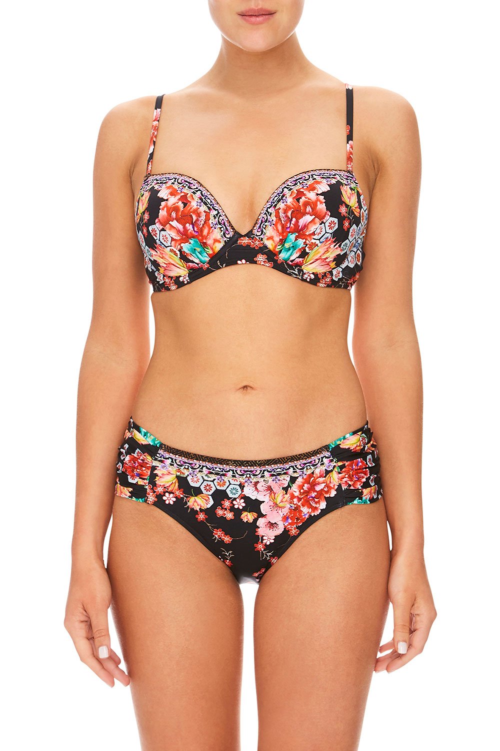 CAMILLA PAINTED LAND MOULDED PLUNGE BRA