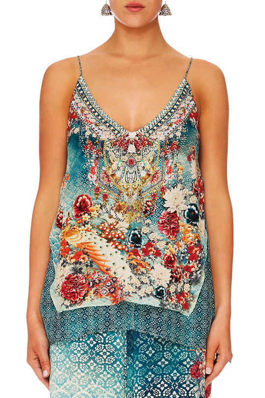 MULTI LAYER V NECK TOP TSACHILA BLESSING main image 1