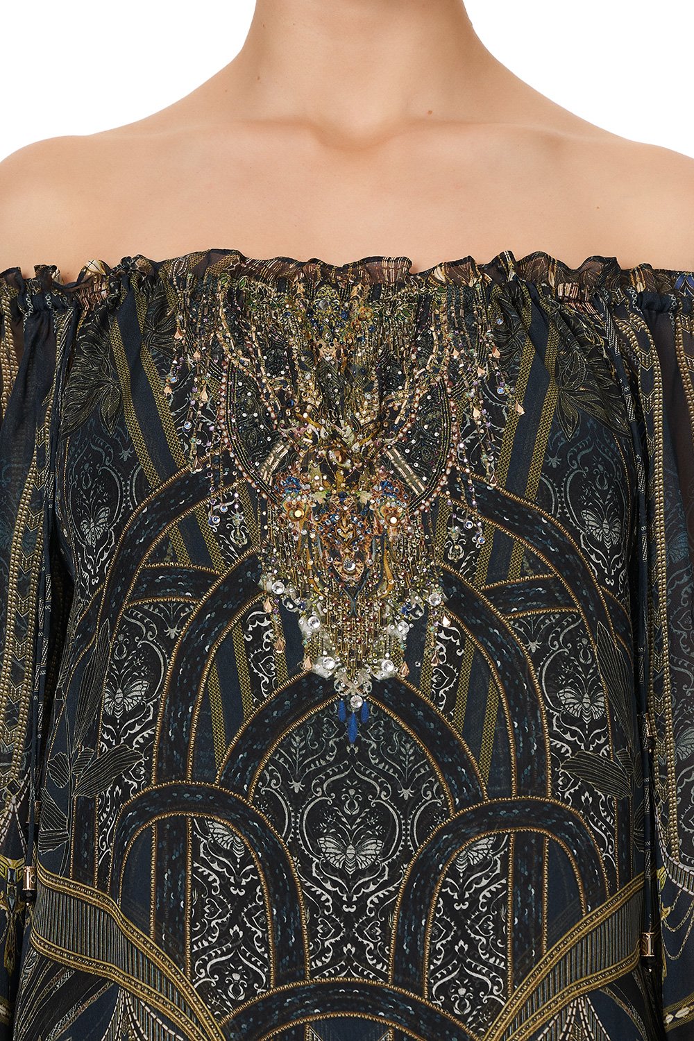 OFF SHOULDER FLARE BLOUSE GREAT SCOTT