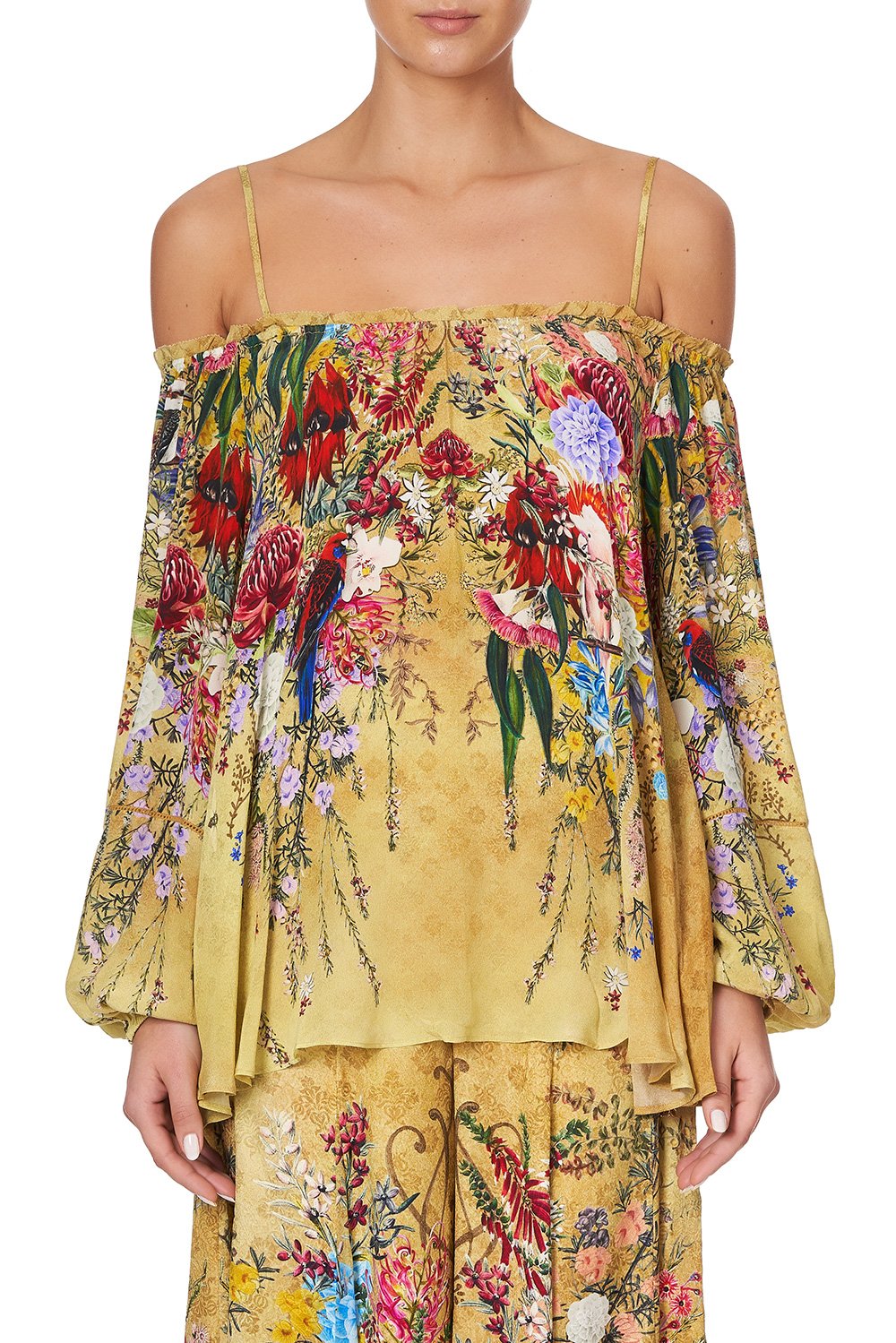 OFF SHOULDER HALTER TOP AMONG THE GUMTREES