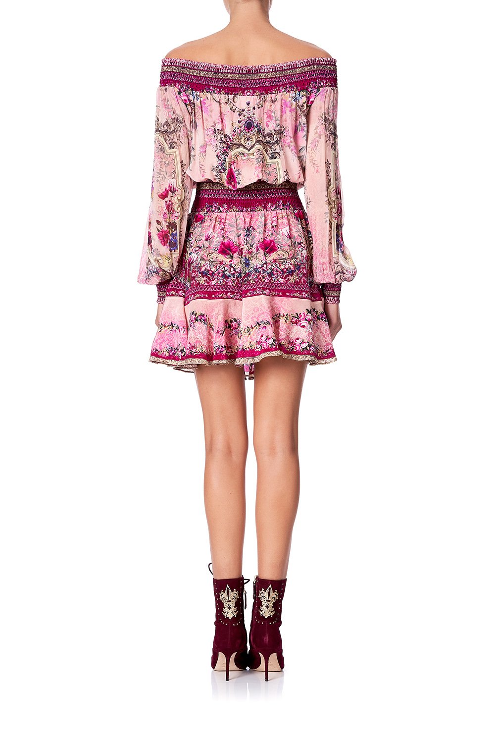 OFF SHOULDER SHORT DRESS LA BELLE