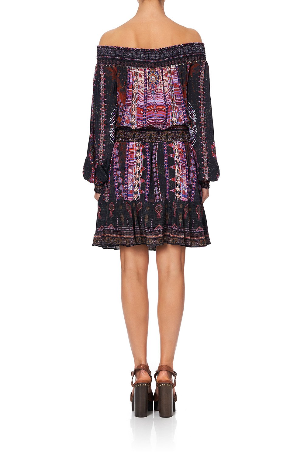 OFF SHOULDER SHORT DRESS MINA MINA