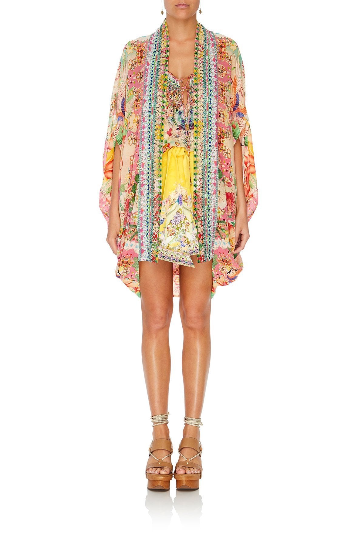 OPEN FRONT CARDI CAPE MARINE QUEEN