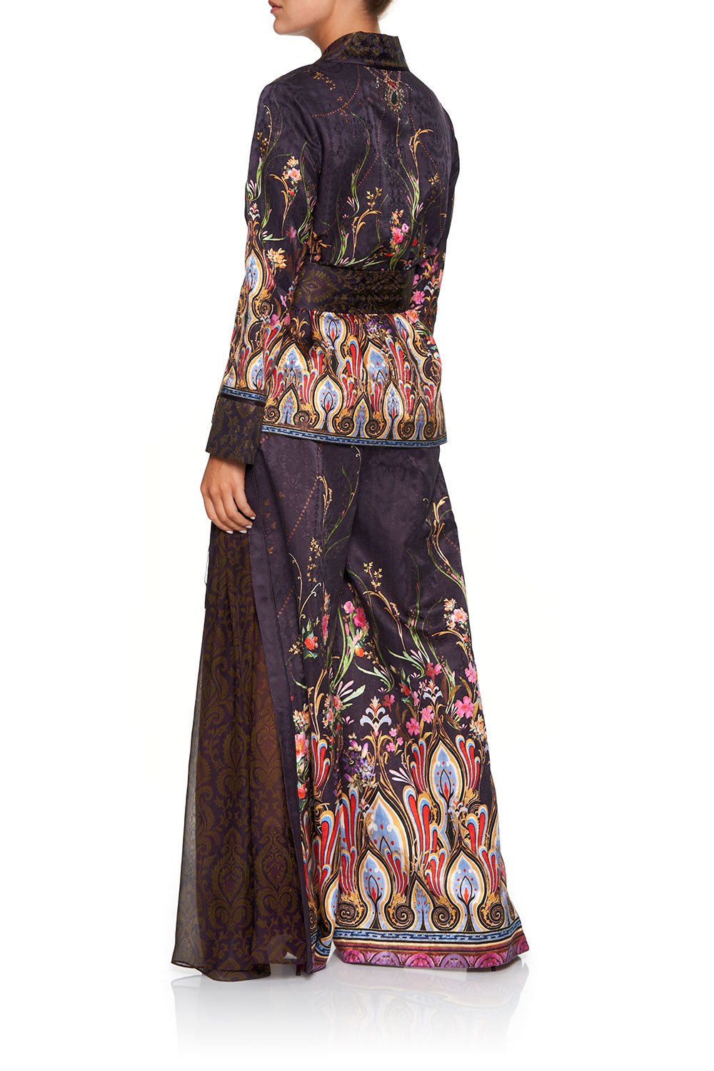 CAMILLA PAJAMA SUIT JACKET WILD FLOWER