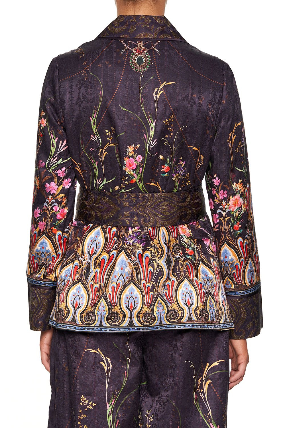 CAMILLA PAJAMA SUIT JACKET WILD FLOWER