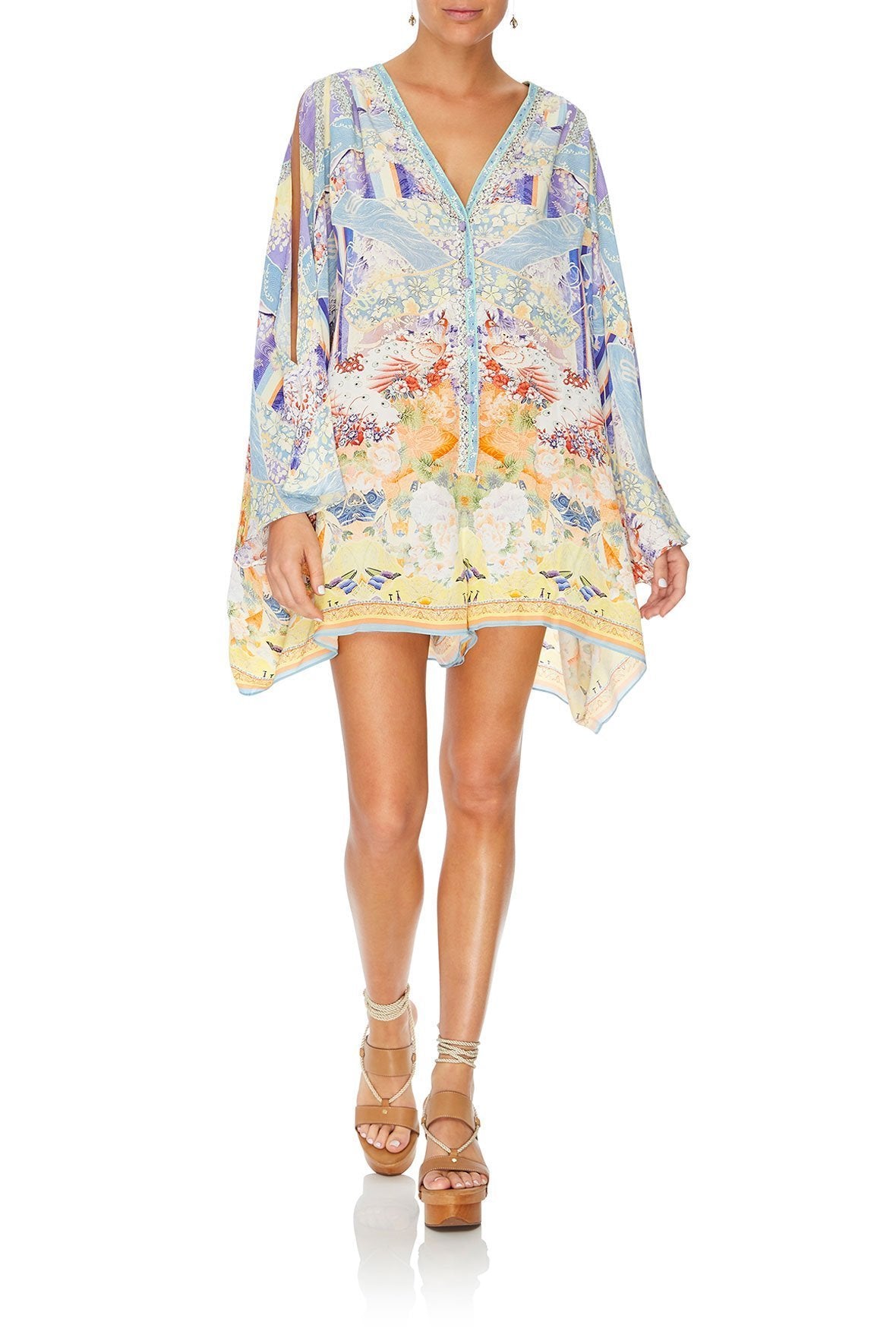 PLAYSUIT WITH SLEEVE SPLIT GIRL IN THE KIMONO