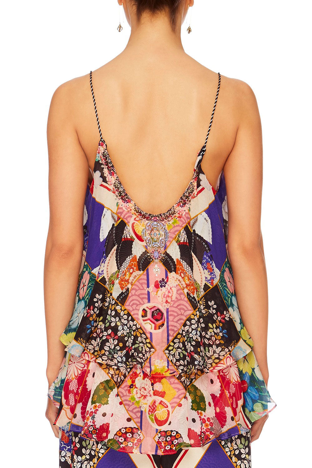 CAMILLA POSTCARDS FROM MARS DOUBLE LAYERED CAMI