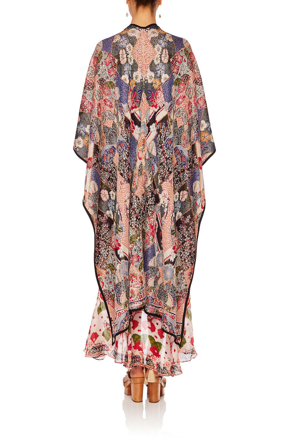 CAMILLA POSTCARDS FROM MARS OVERSIZED THROWOVER PONCHO