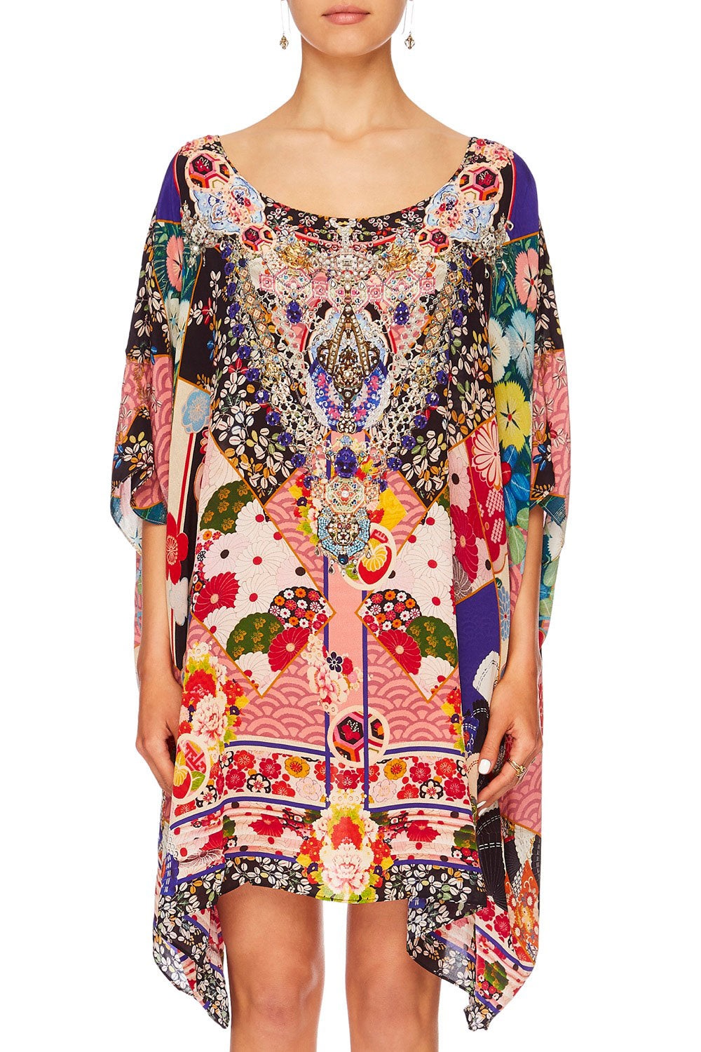 SHORT ROUND NECK KAFTAN MOTHER XANADU main image 1