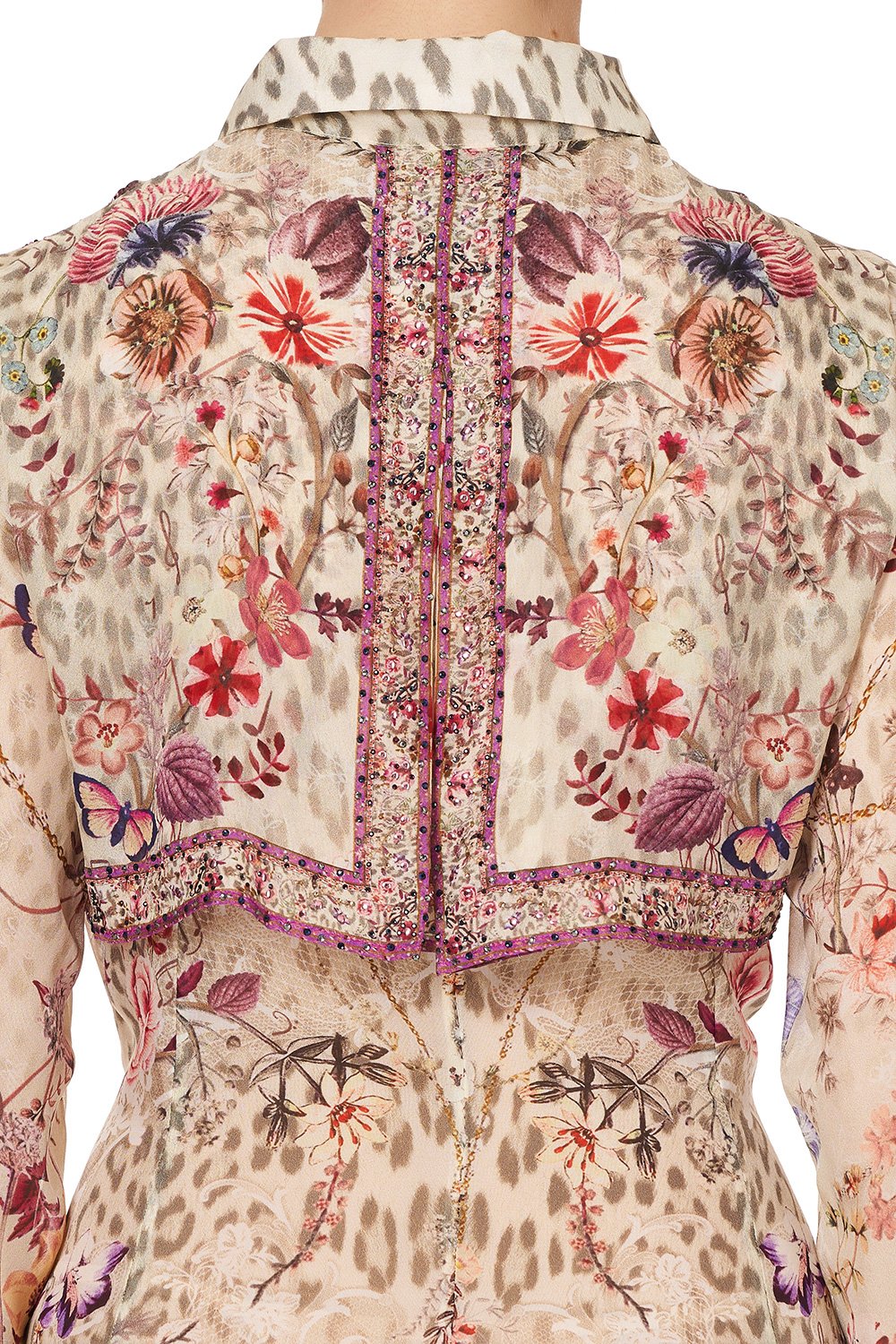 PRINTED TRENCH DRIFTING DREAMER