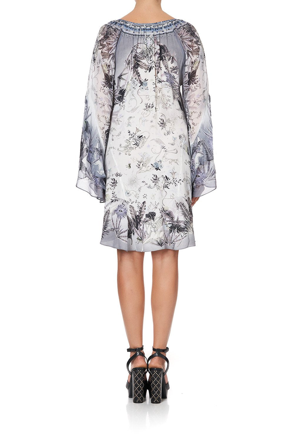 RAGLAN DRESS WITH RUFFLES MOONLIT MUSINGS