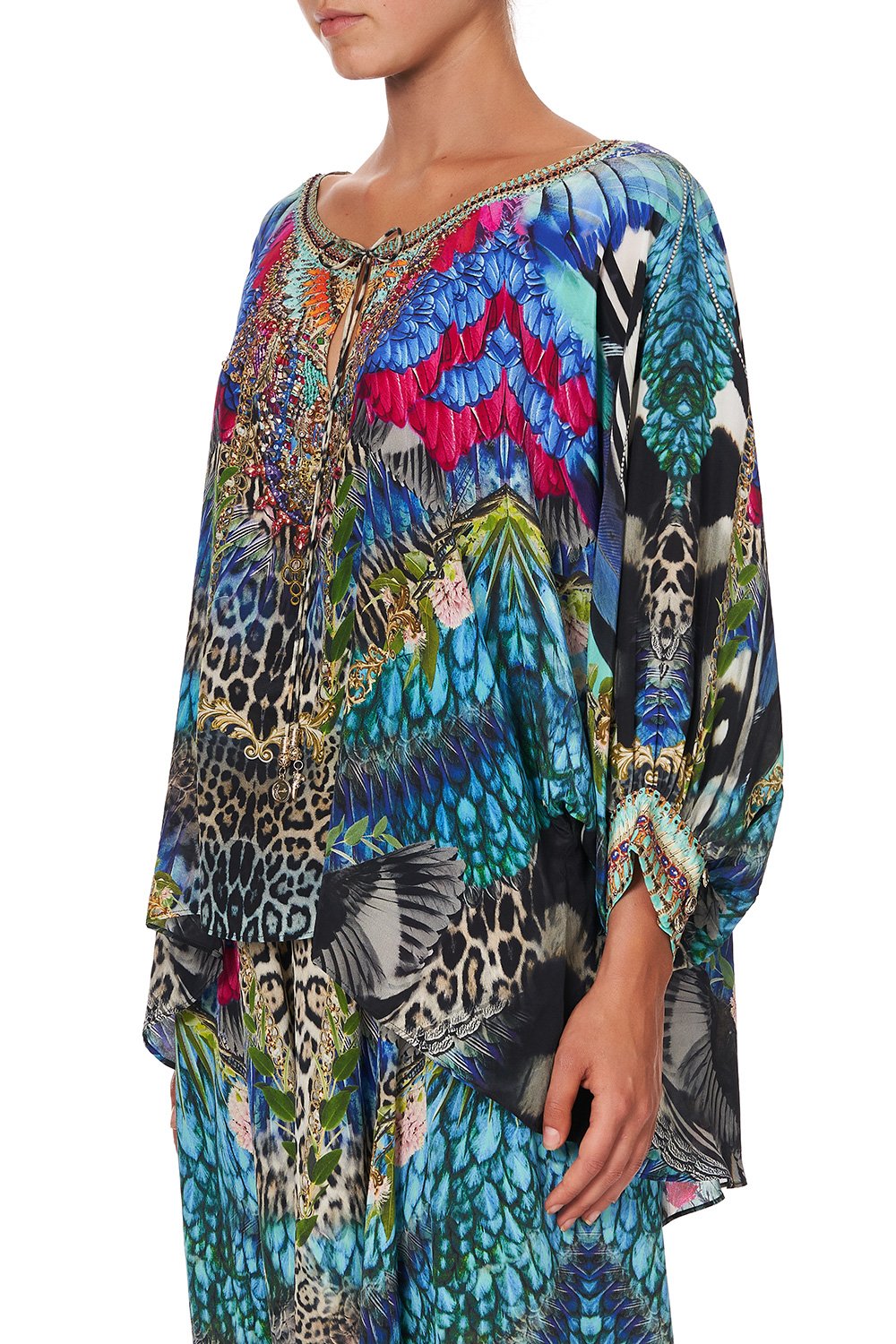 RAGLAN SLEEVE BLOUSE WITH CUFF DESTINY CALLING