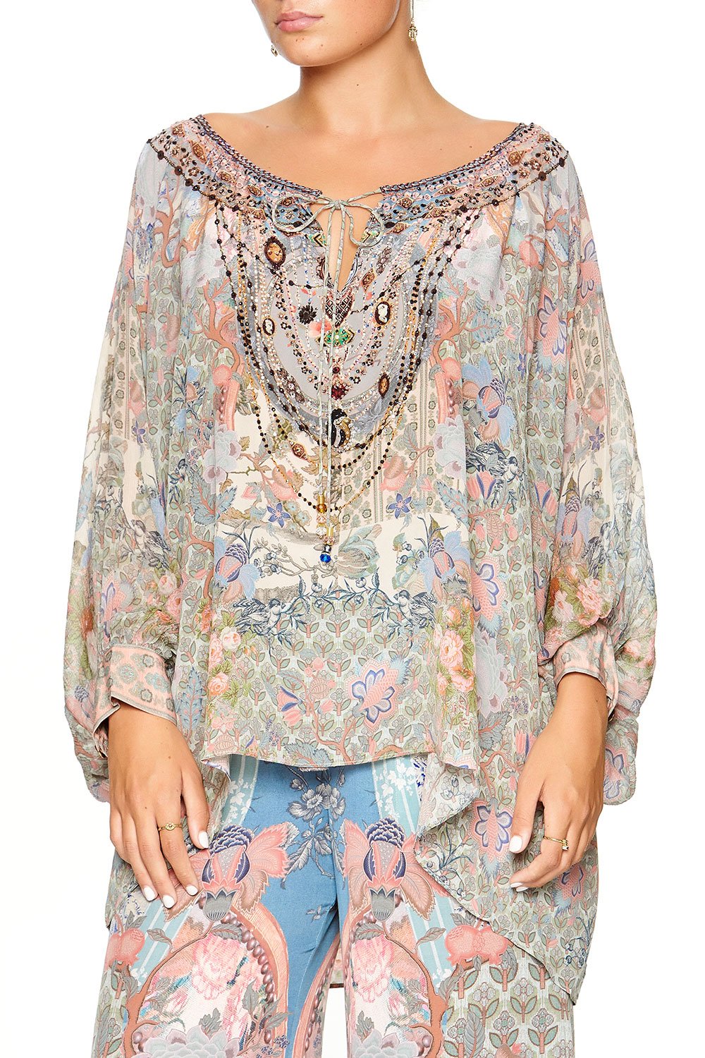 CAMILLA RAGLAN SLEEVE BLOUSE WITH CUFF BLANCHES BLESSING