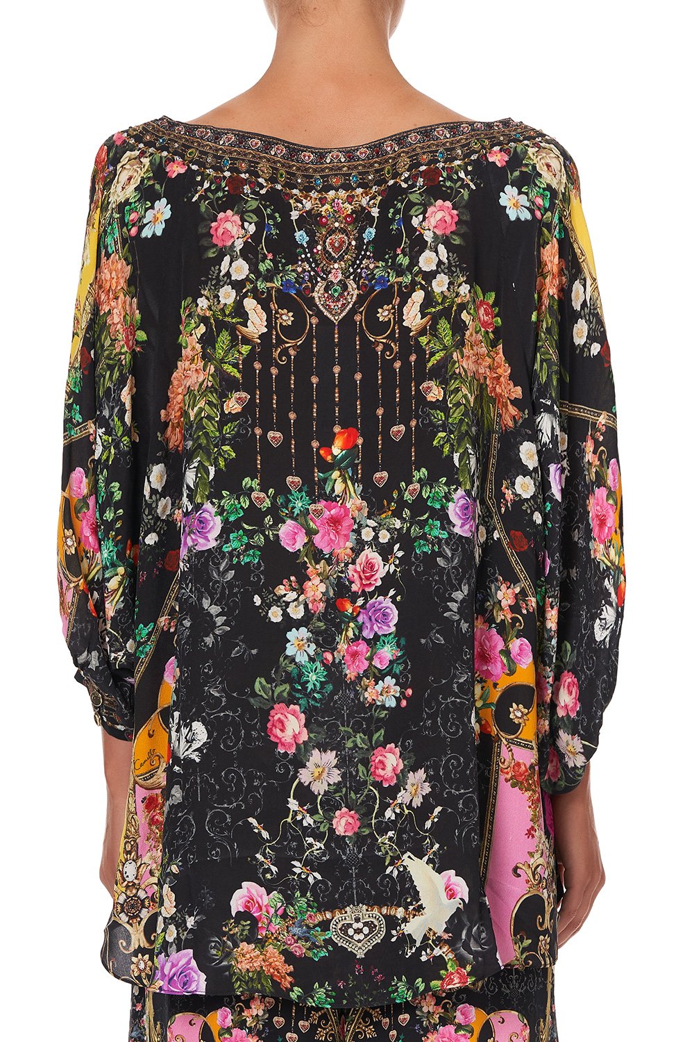 RAGLAN SLEEVE BLOUSE WITH CUFF MONTAGUES CAPULET