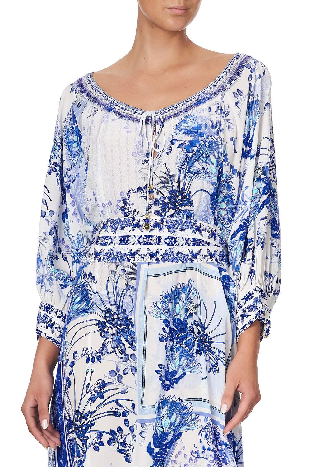 RAGLAN SLEEVE DRESS WITH CUFFS CARDS FROM THE COAST