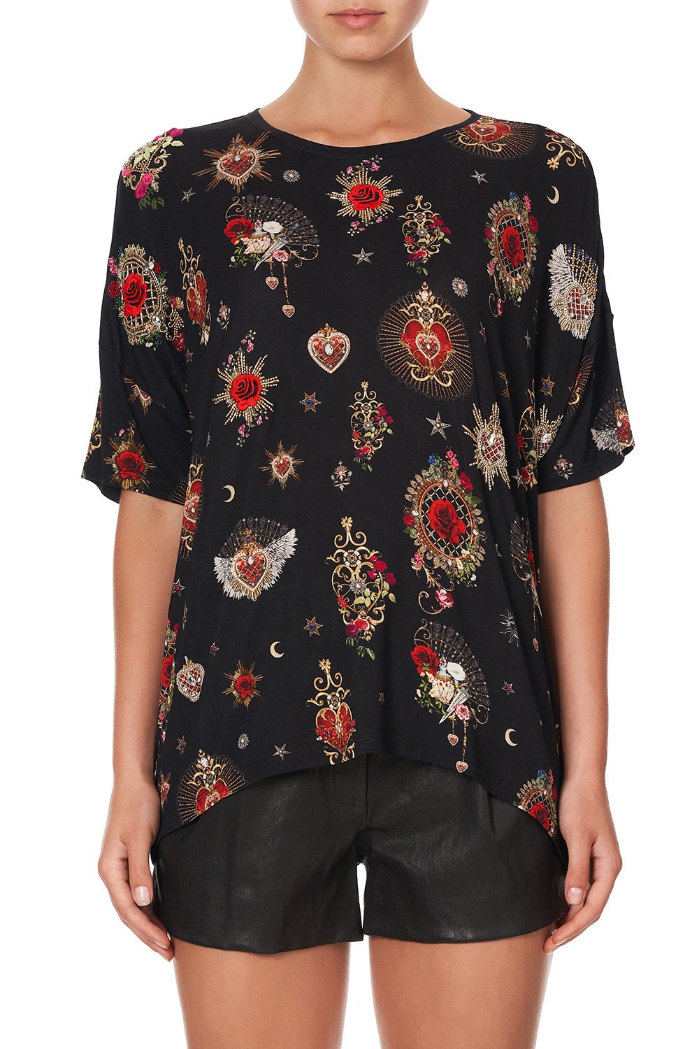 RELAXED FIT DROP SHOULDER TEE MONTAGUES CAPULET