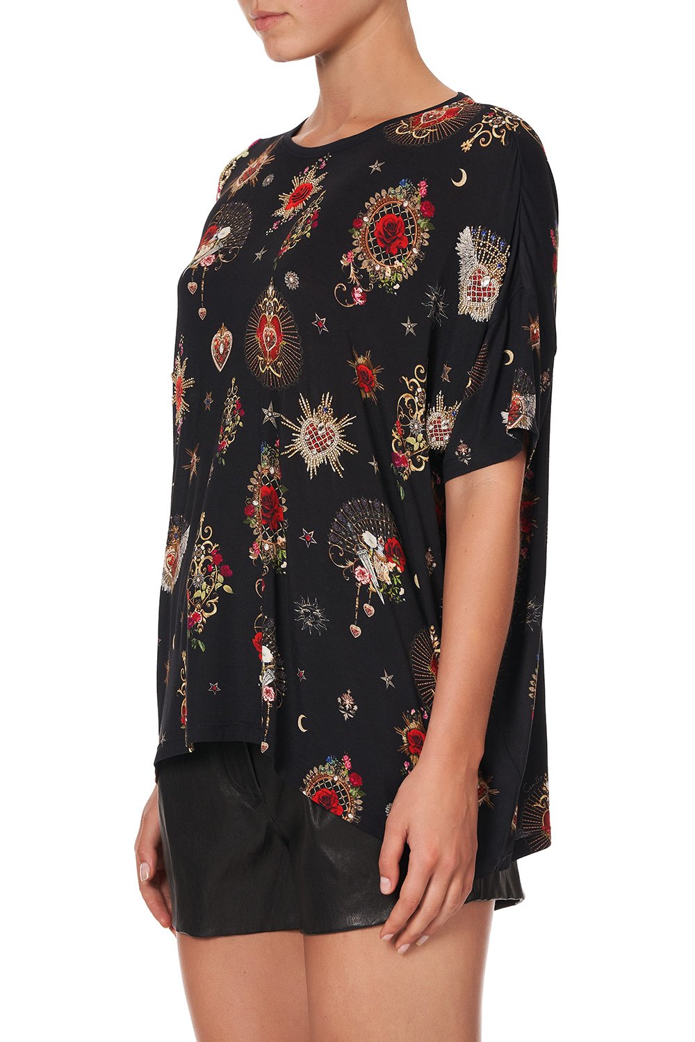 RELAXED FIT DROP SHOULDER TEE MONTAGUES CAPULET