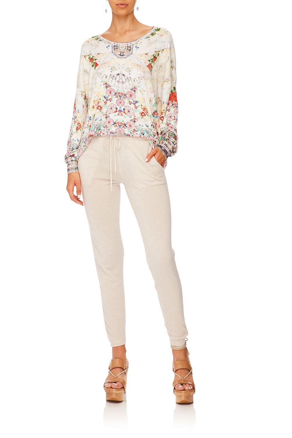 CAMILLA RELAXED KNIT PANTS TIME AFTER TIME