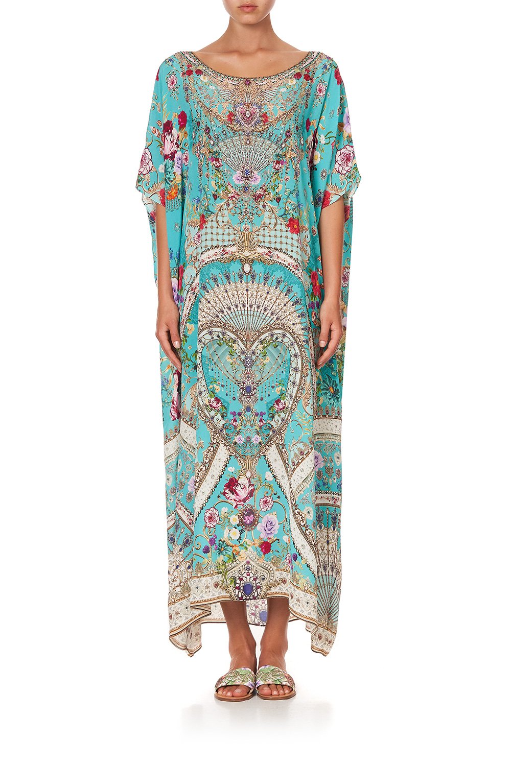 ROUND NECK KAFTAN A SONNET FOR SATINE
