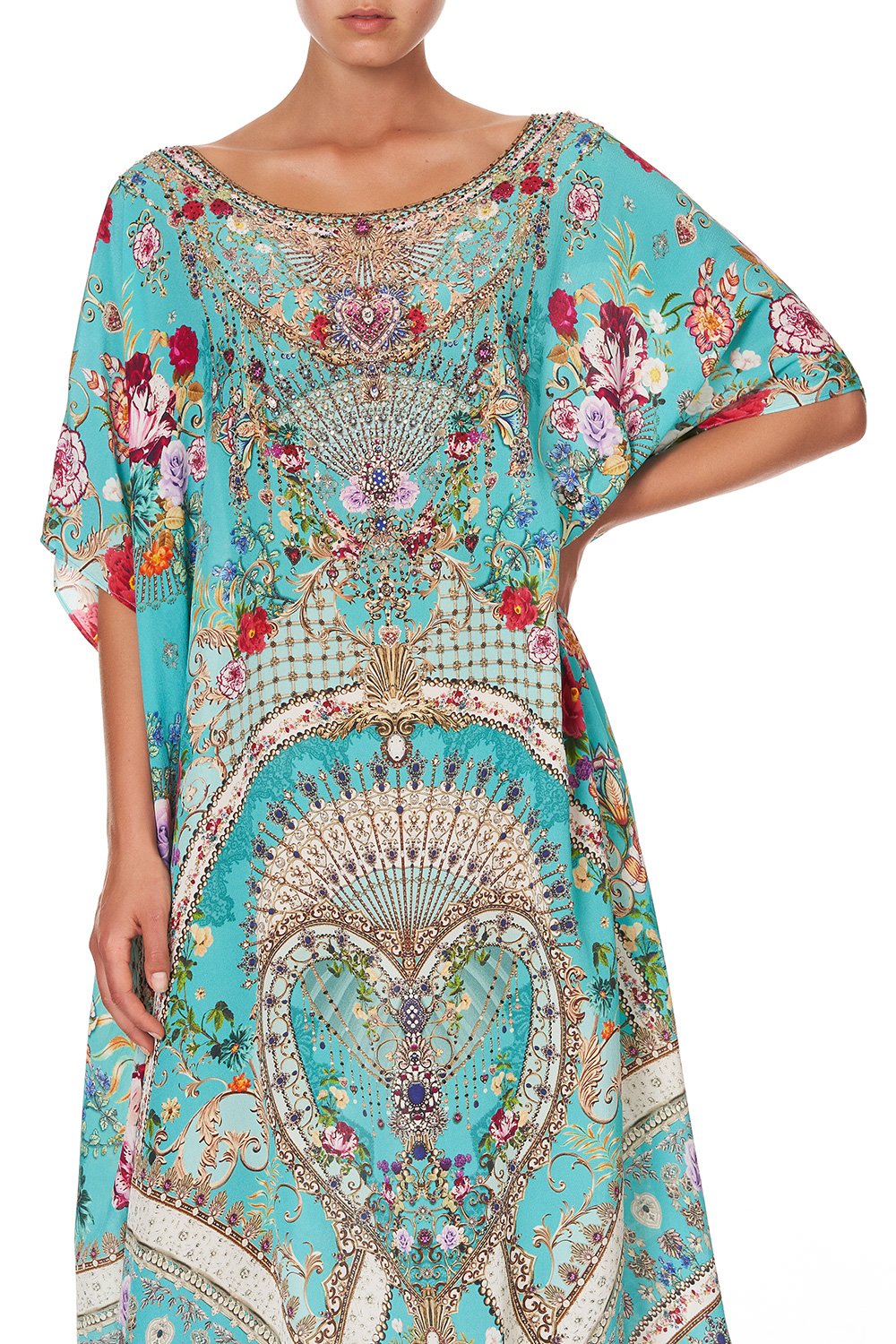 ROUND NECK KAFTAN A SONNET FOR SATINE