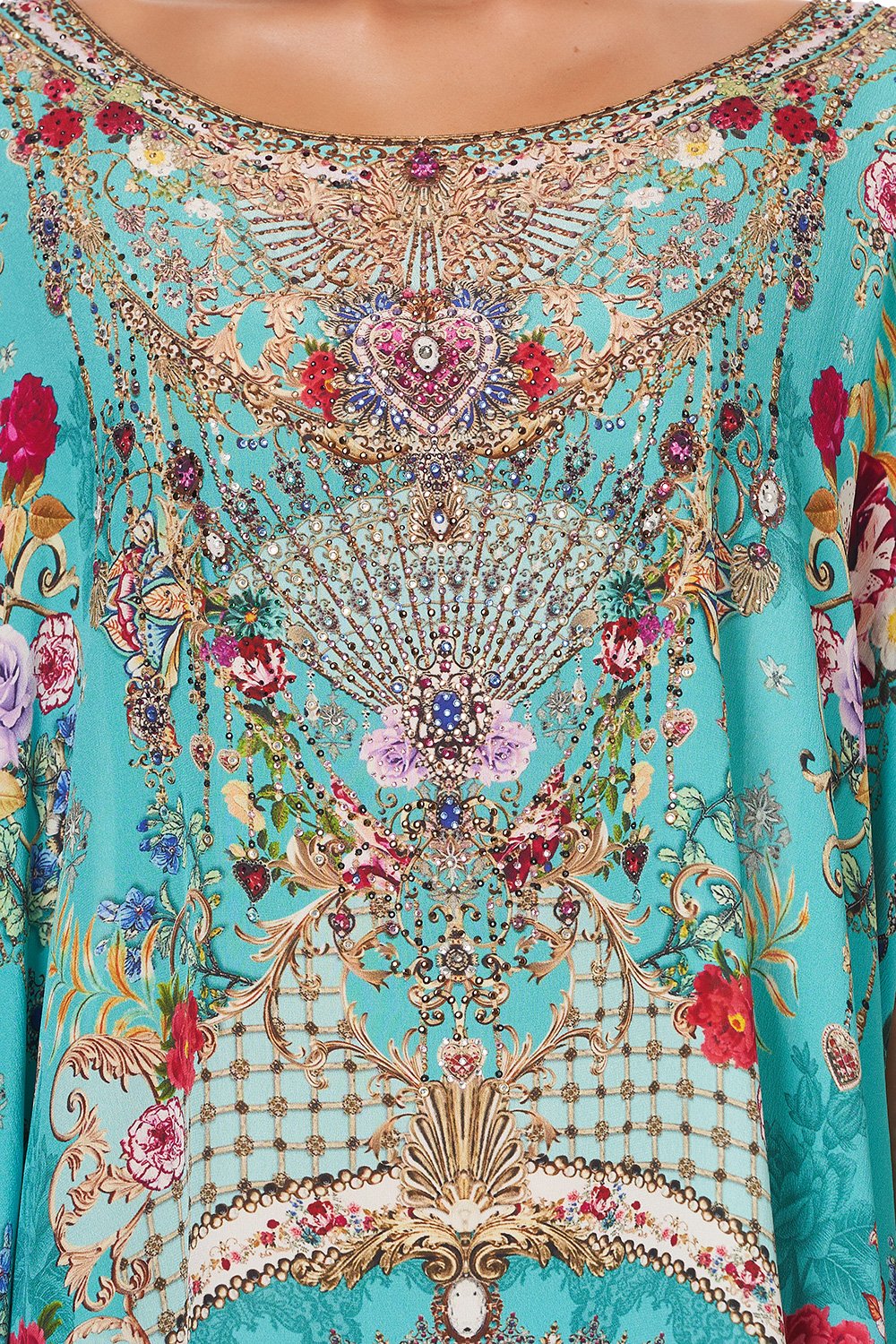 ROUND NECK KAFTAN A SONNET FOR SATINE