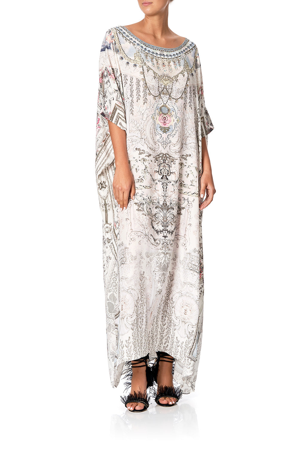 ROUND NECK KAFTAN CRYSTAL CASTLE