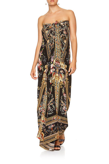 ROUND NECK KAFTAN FRIEND IN FLORA