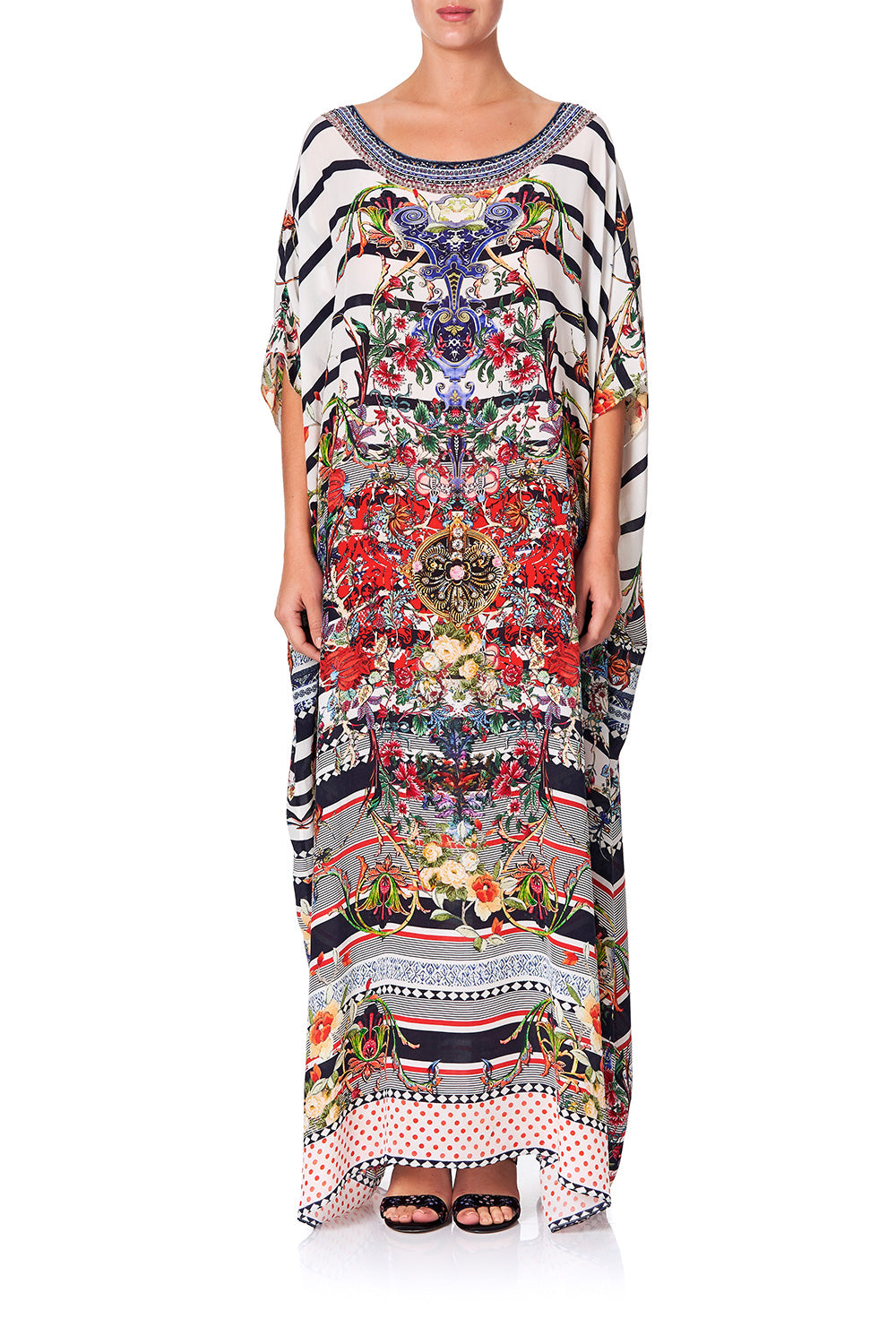 ROUND NECK KAFTAN JOIE DE VIVRE