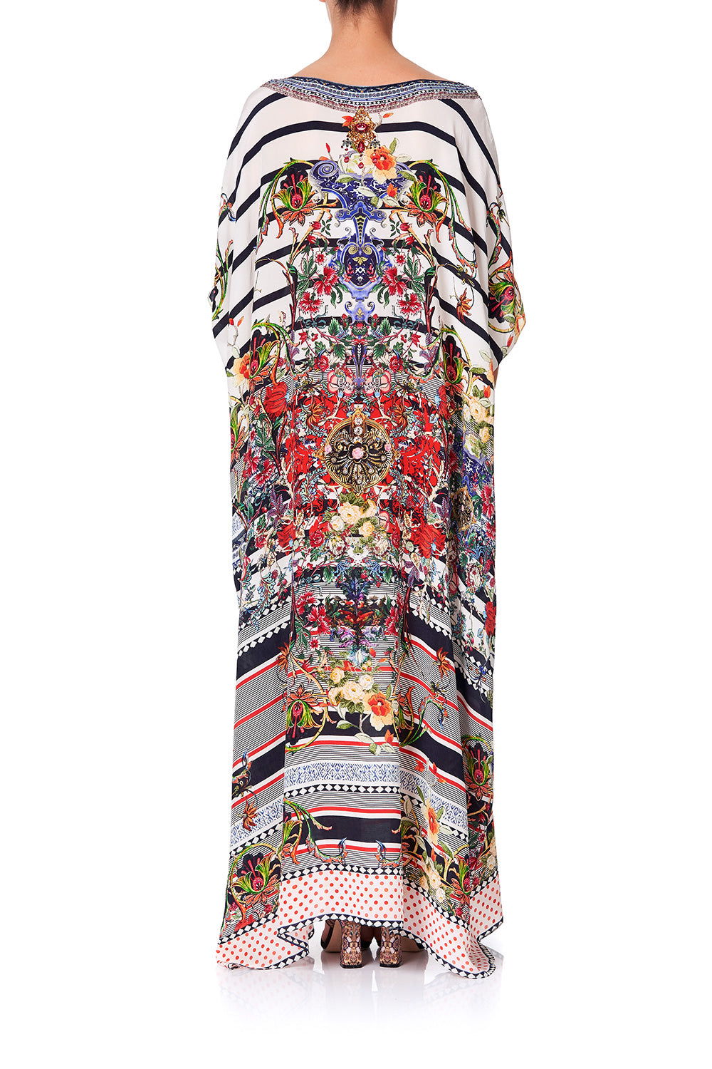 ROUND NECK KAFTAN JOIE DE VIVRE