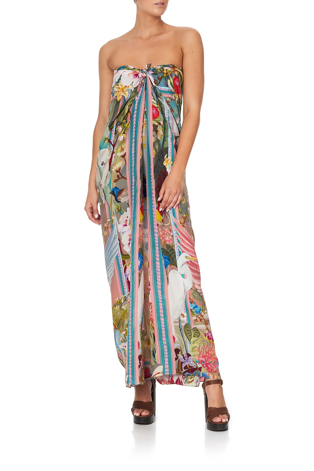 ROUND NECK KAFTAN LETS TAKE A TRIP