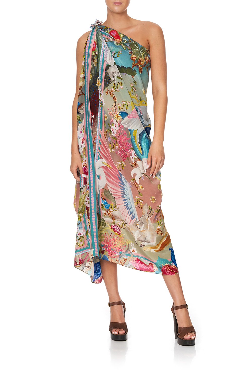 ROUND NECK KAFTAN LETS TAKE A TRIP