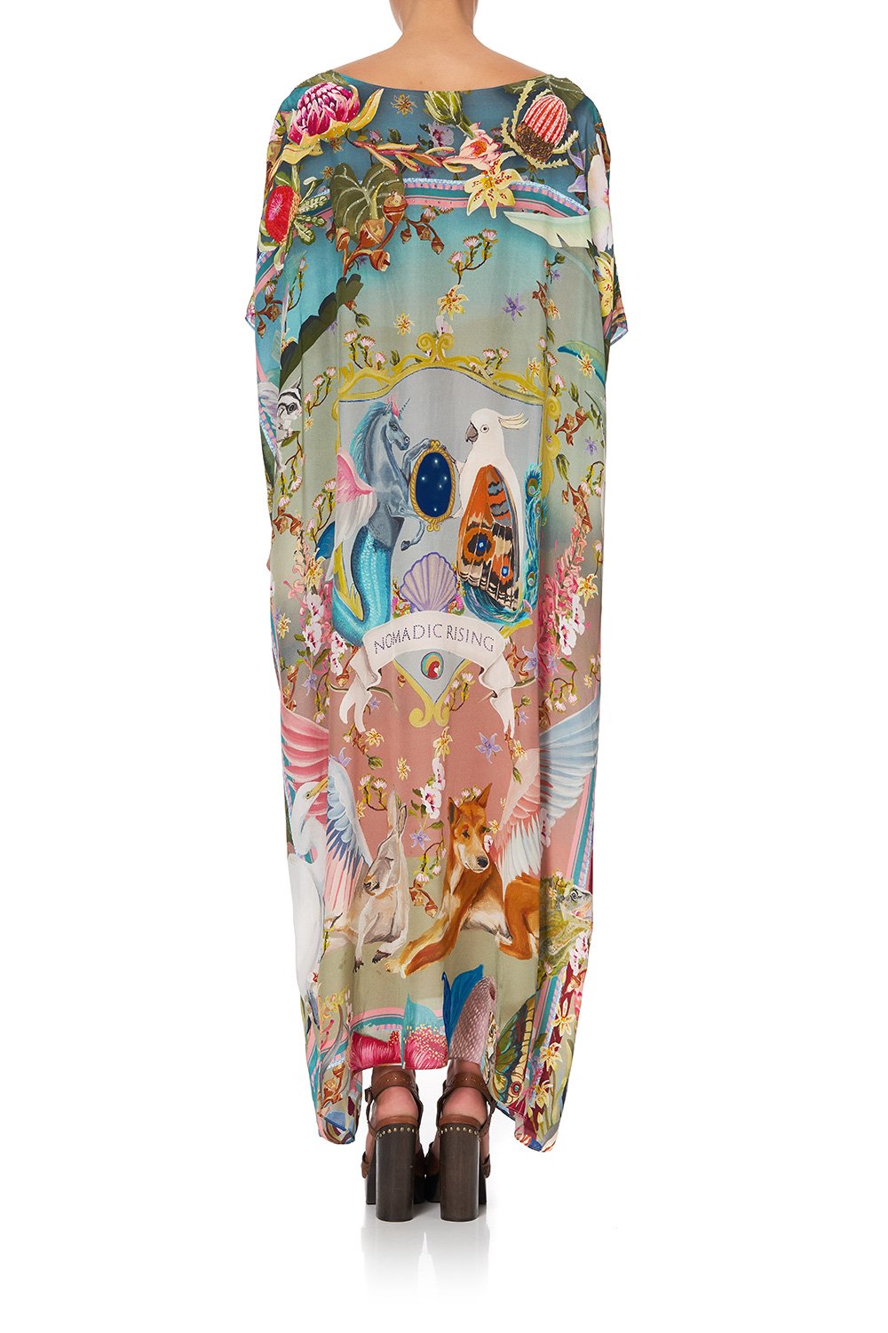 ROUND NECK KAFTAN LETS TAKE A TRIP