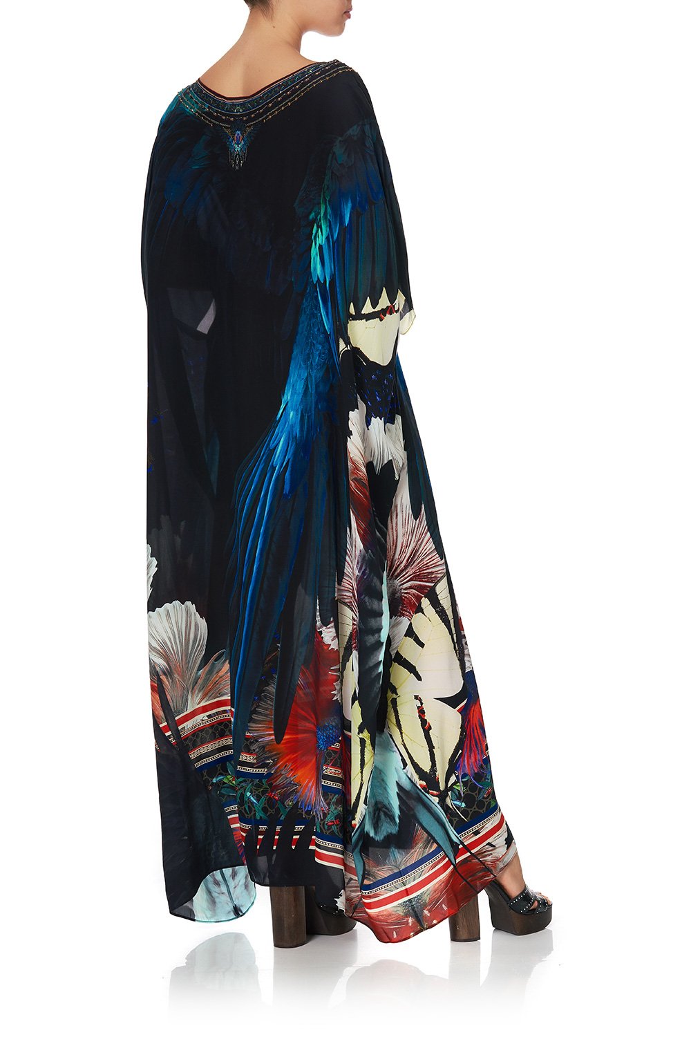 ROUND NECK KAFTAN NIGHT FLIGHT