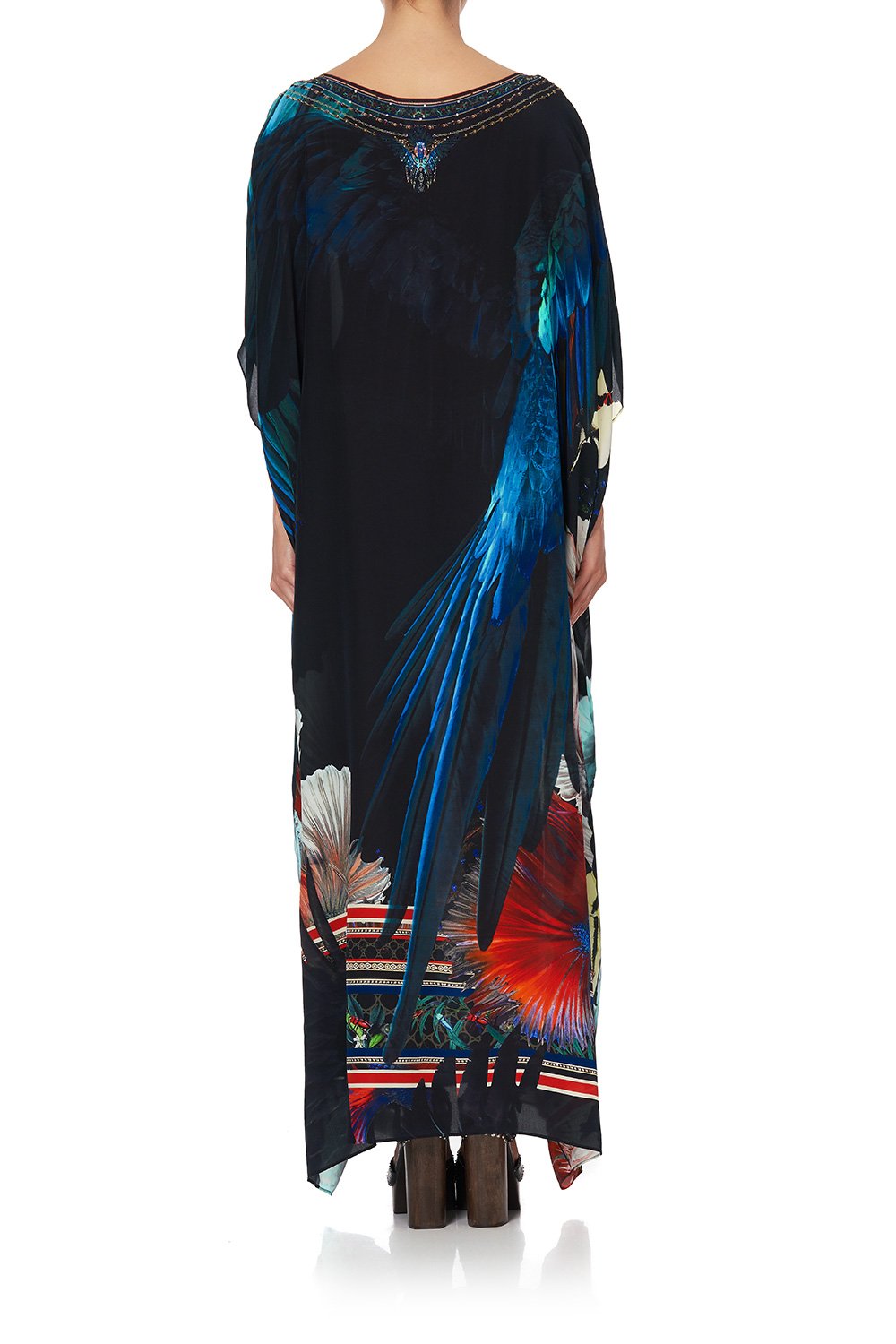 ROUND NECK KAFTAN NIGHT FLIGHT