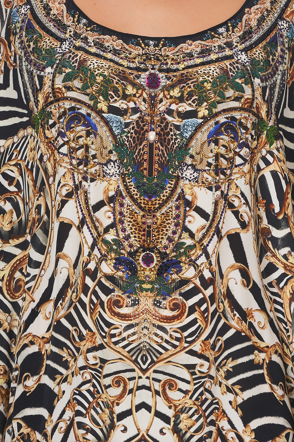 ROUND NECK KAFTAN NIGHT WAITING FOR DAY