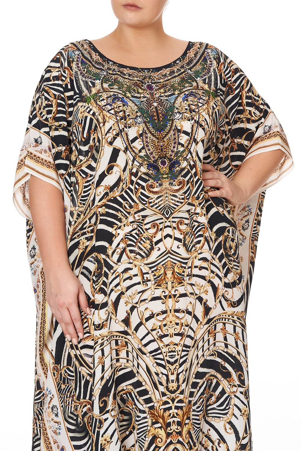 ROUND NECK KAFTAN NIGHT WAITING FOR DAY