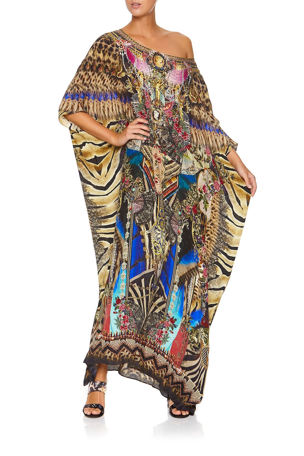 ROUND NECK KAFTAN STRONGER TOGETHER