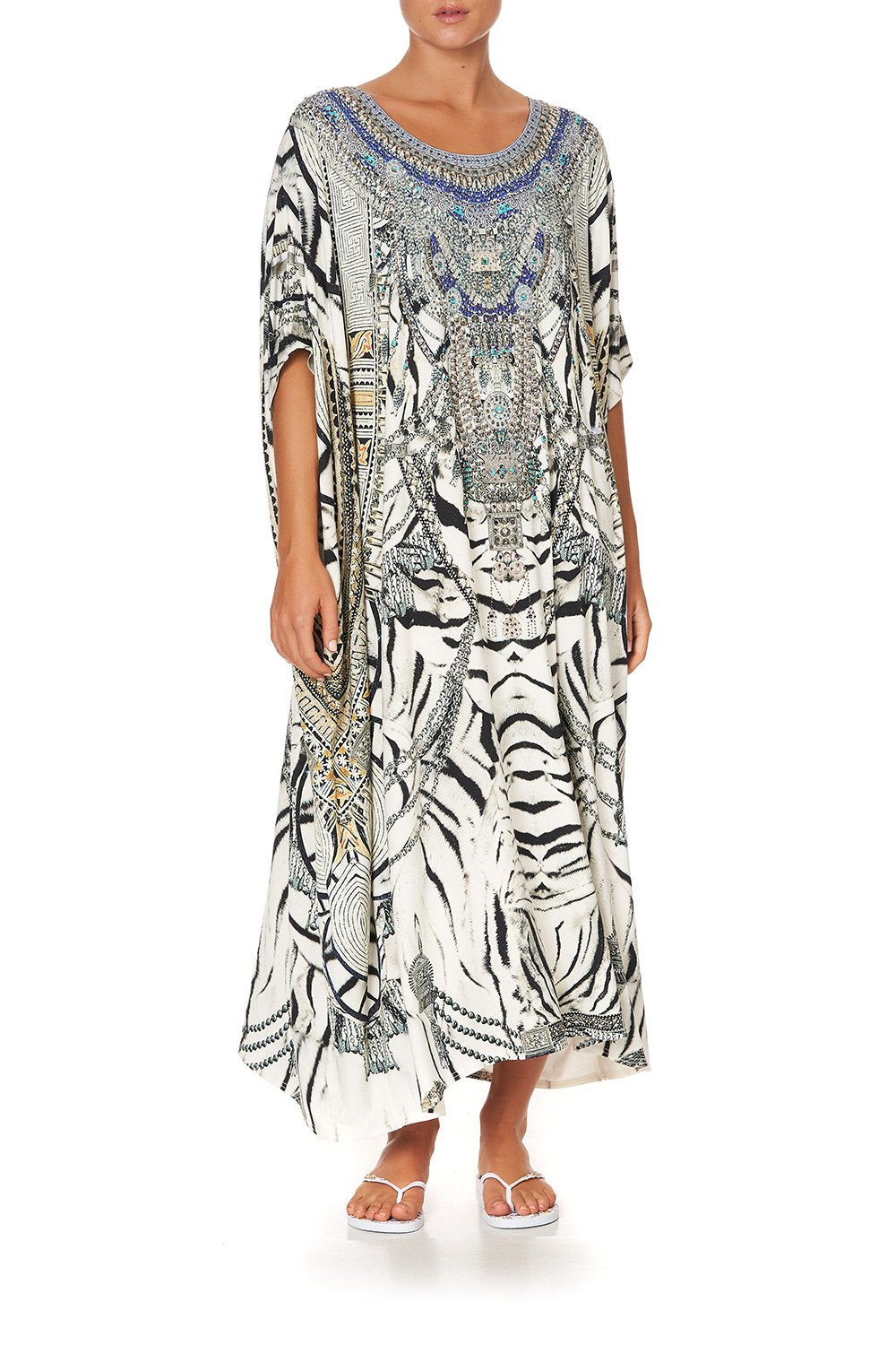 ROUND NECK LOUNGE KAFTAN WILD BELLE