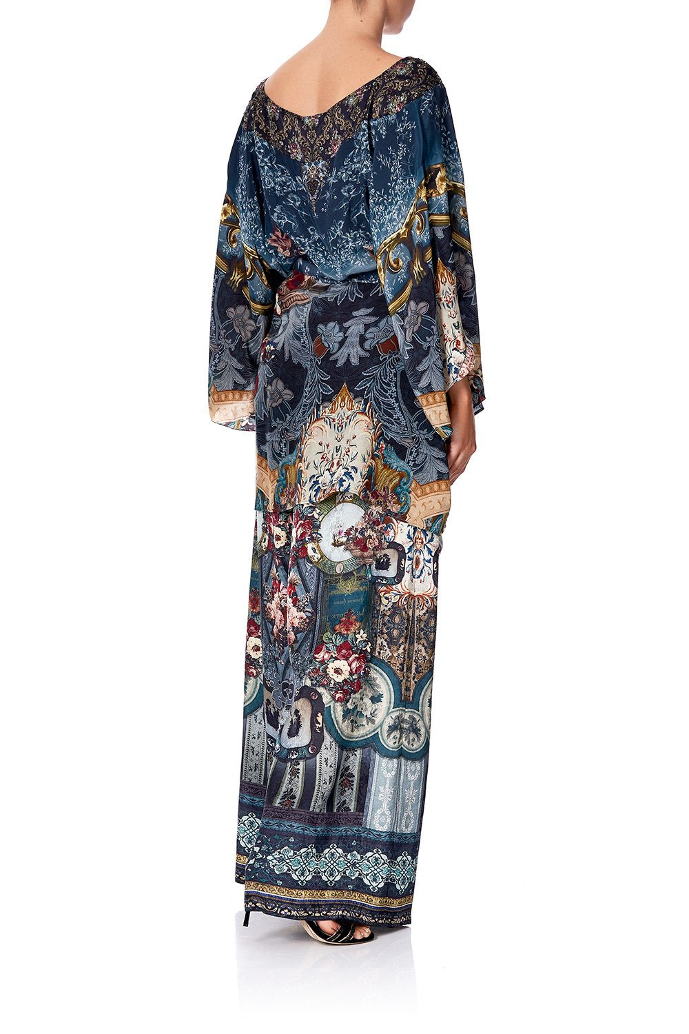 ROUND NECK TOP WITH BELT HOTEL BOHEME