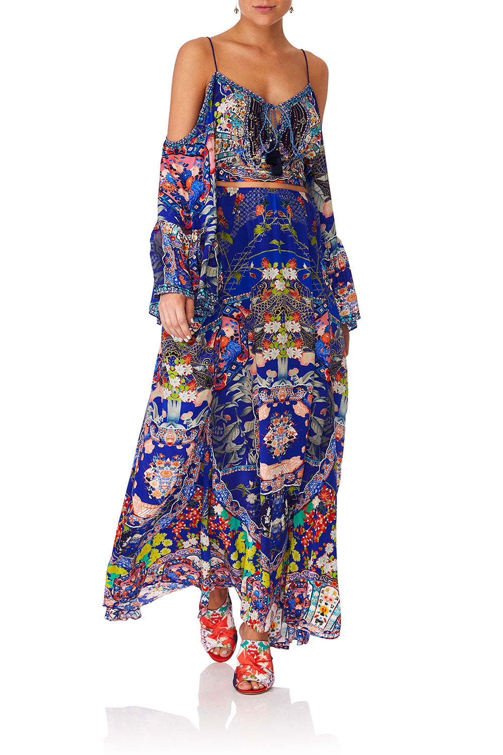 CAMILLA SATURN SISTER DROP SHOULDER TOP