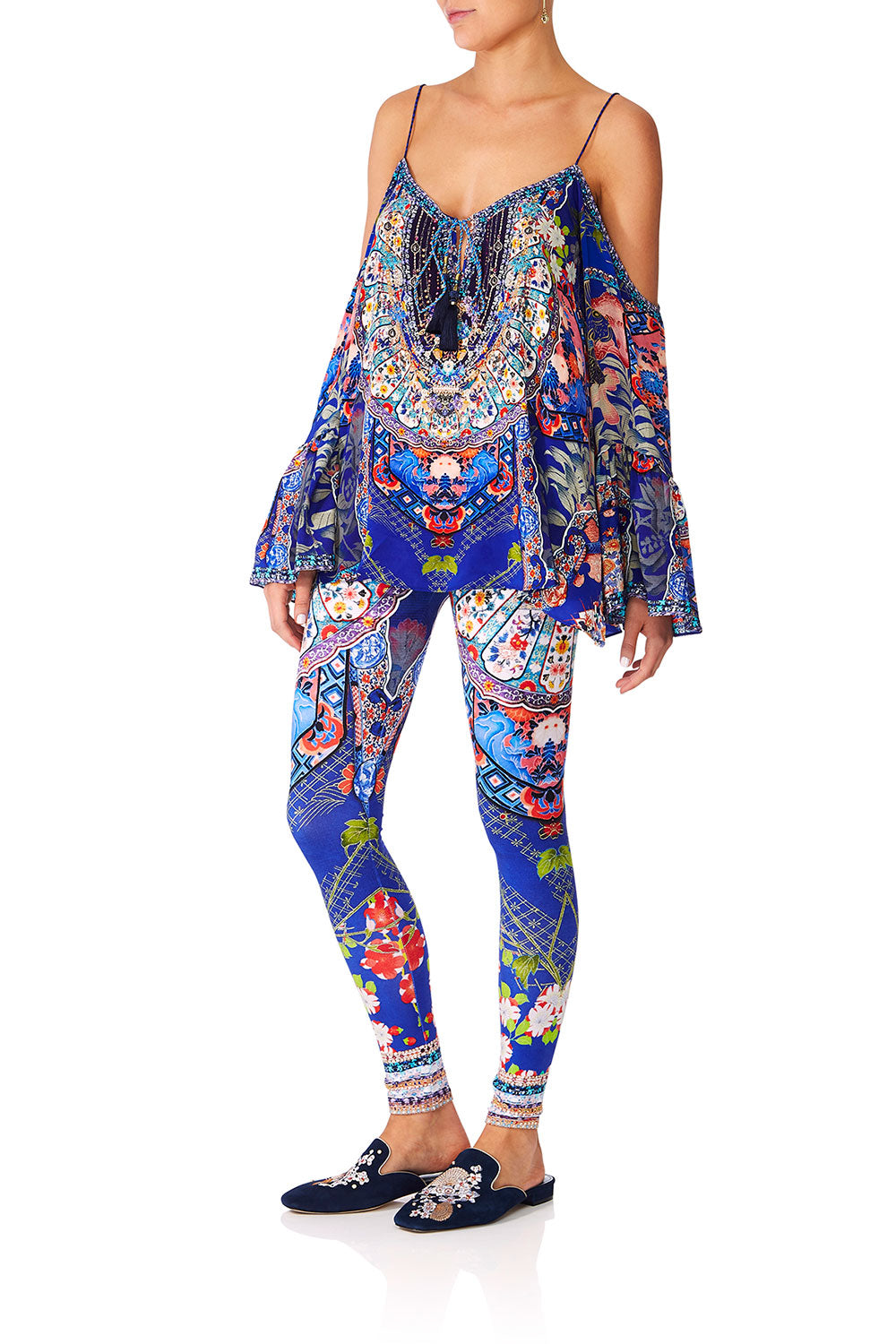 CAMILLA SATURN SISTER DROP SHOULDER TOP