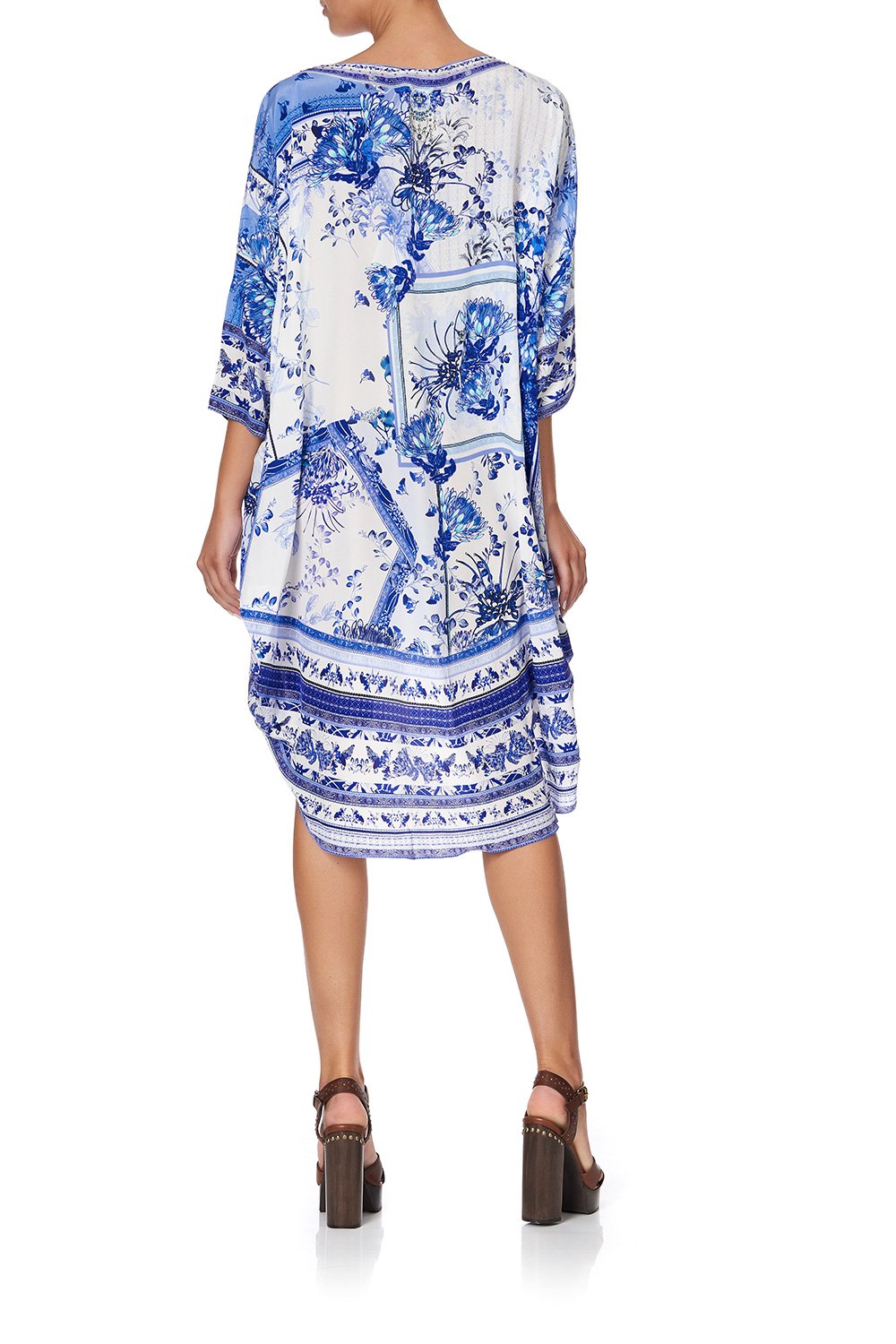 SCOOP BACK HEM DRESS CARDS FROM THE COAST