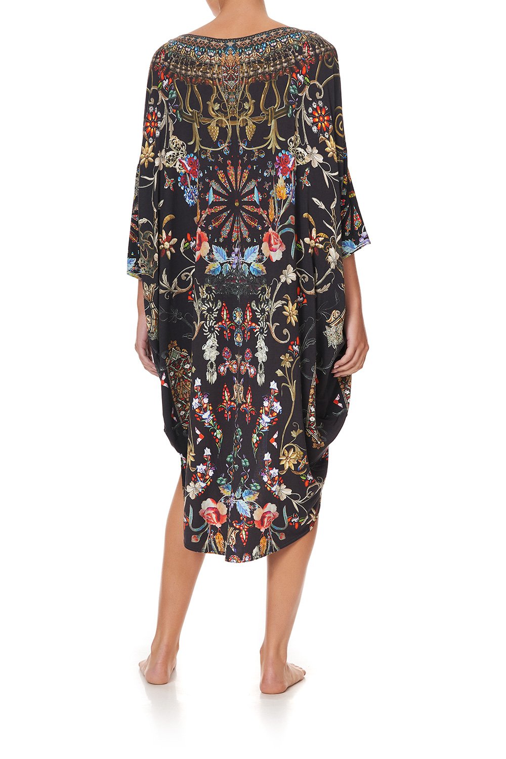 SCOOP BACK HEM DRESS DANCING IN THE DARK