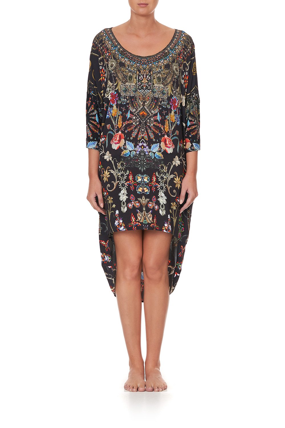 SCOOP BACK HEM DRESS DANCING IN THE DARK