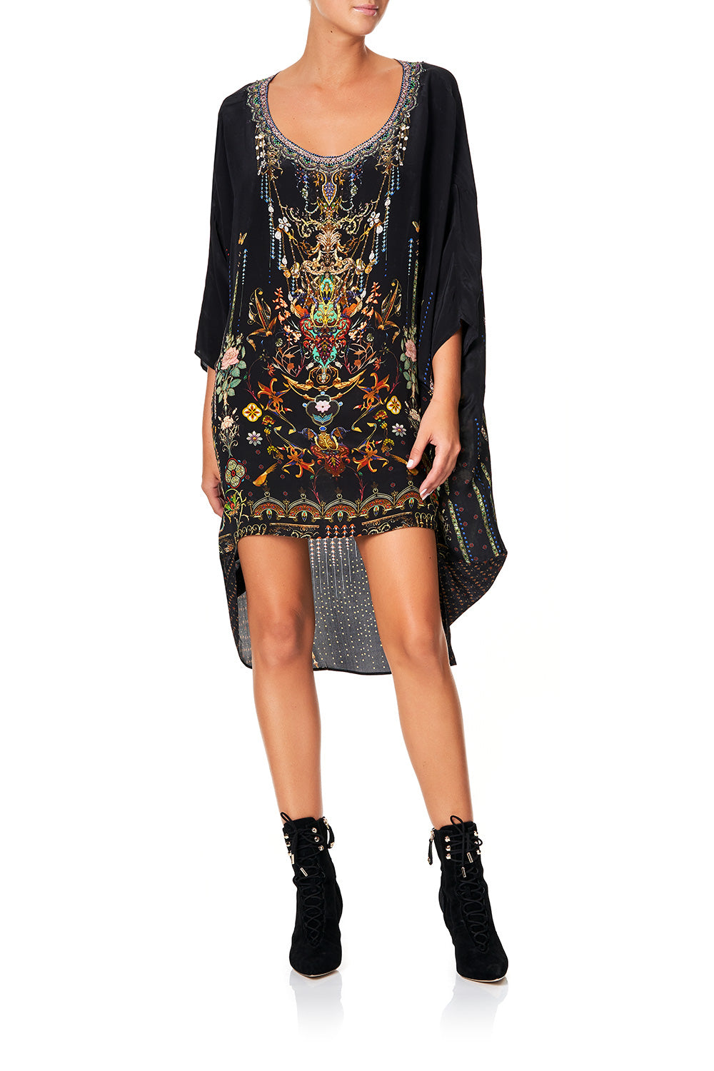 CAMILLA SCOOP BACK HEM DRESS REBELLE REBELLE