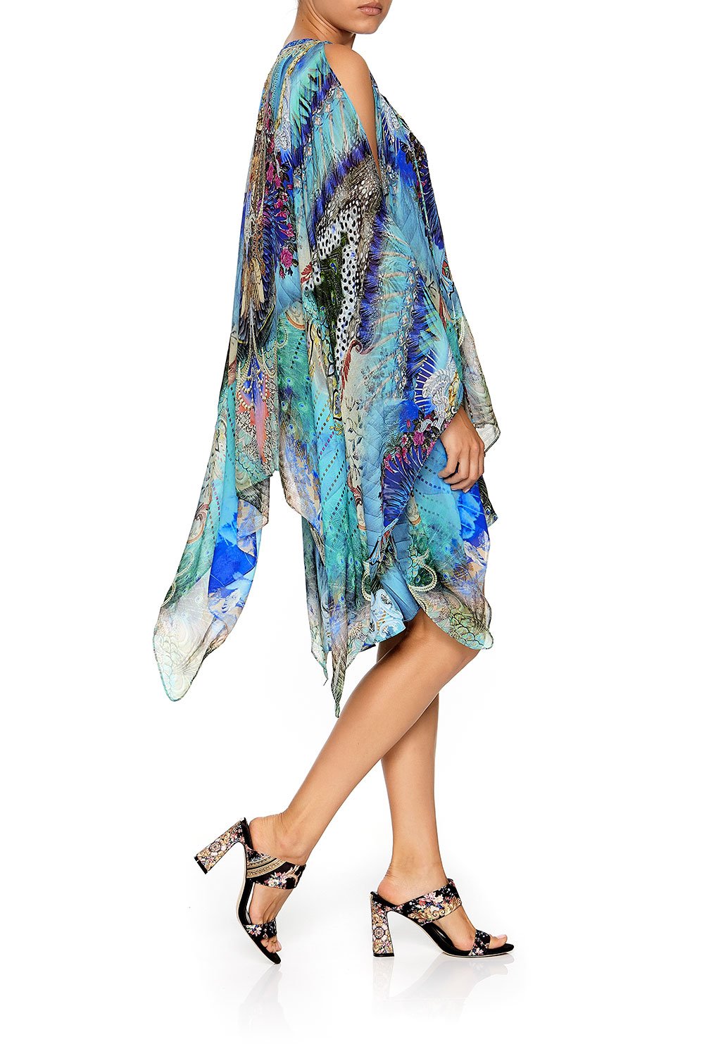 SHEER LAYERED DRESS WITH SPLIT FREEDOM FLIGHT
