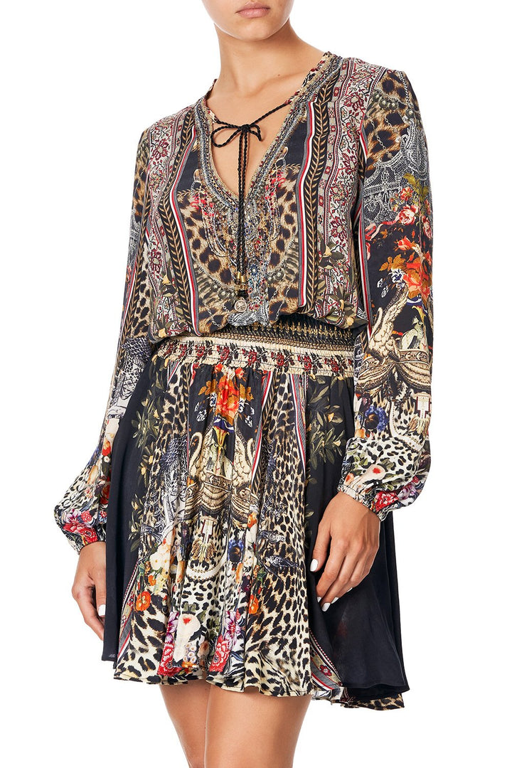 SHIRRED RELAXED SHORT DRESS THE KING AND I main image 0