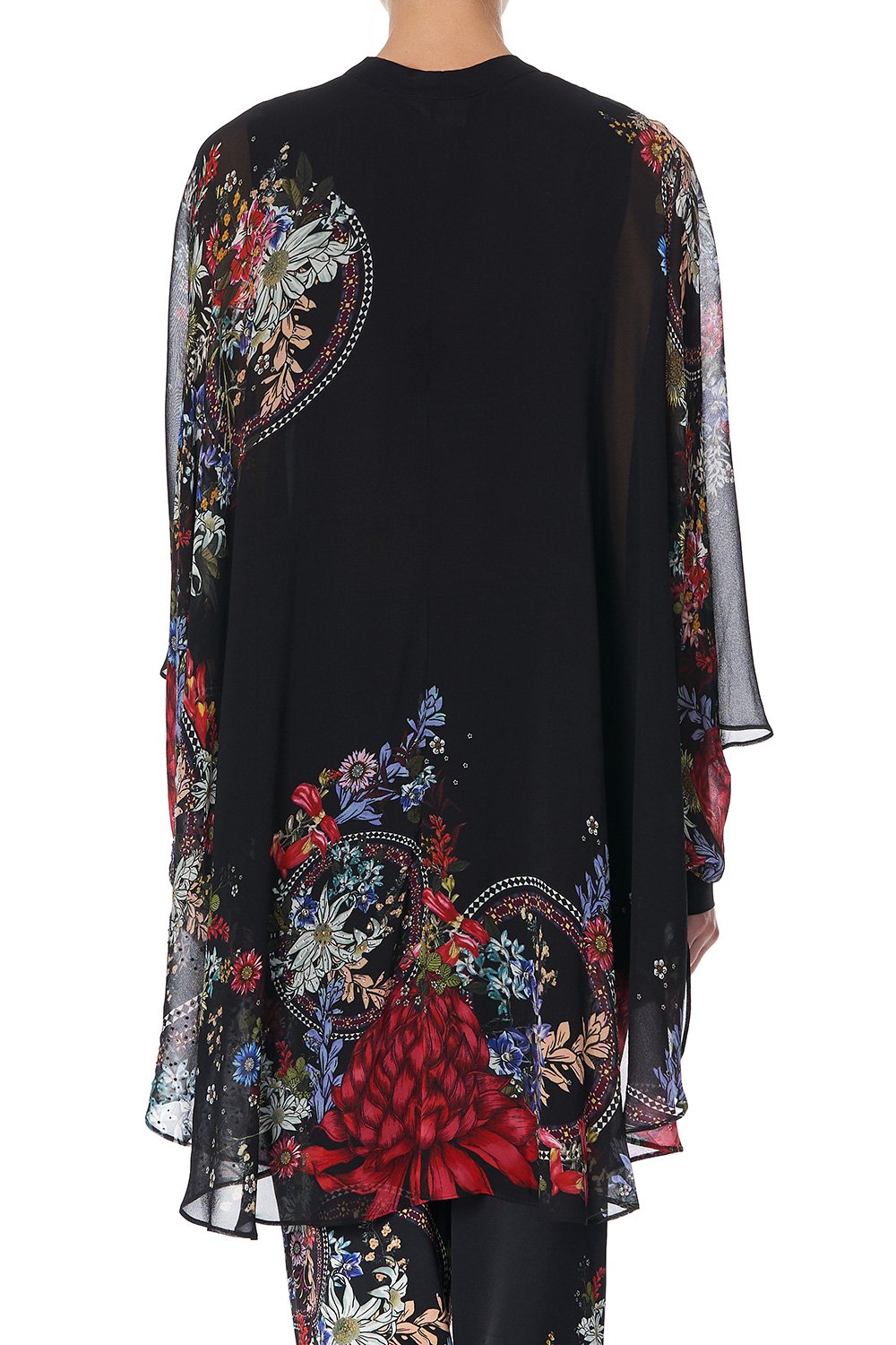 DRAPED BUTTON FRONT BLOUSE MS MATILDA